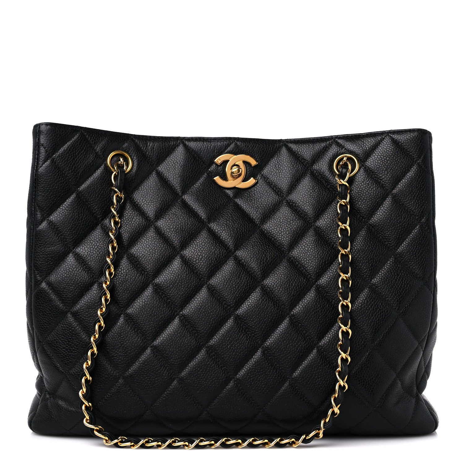 Chanel Caviar Quilted Shopping Tote Black 1 of 17