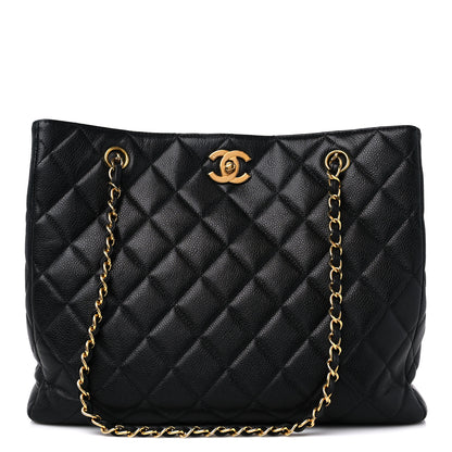 Chanel Caviar Quilted Shopping Tote Black 1 of 17