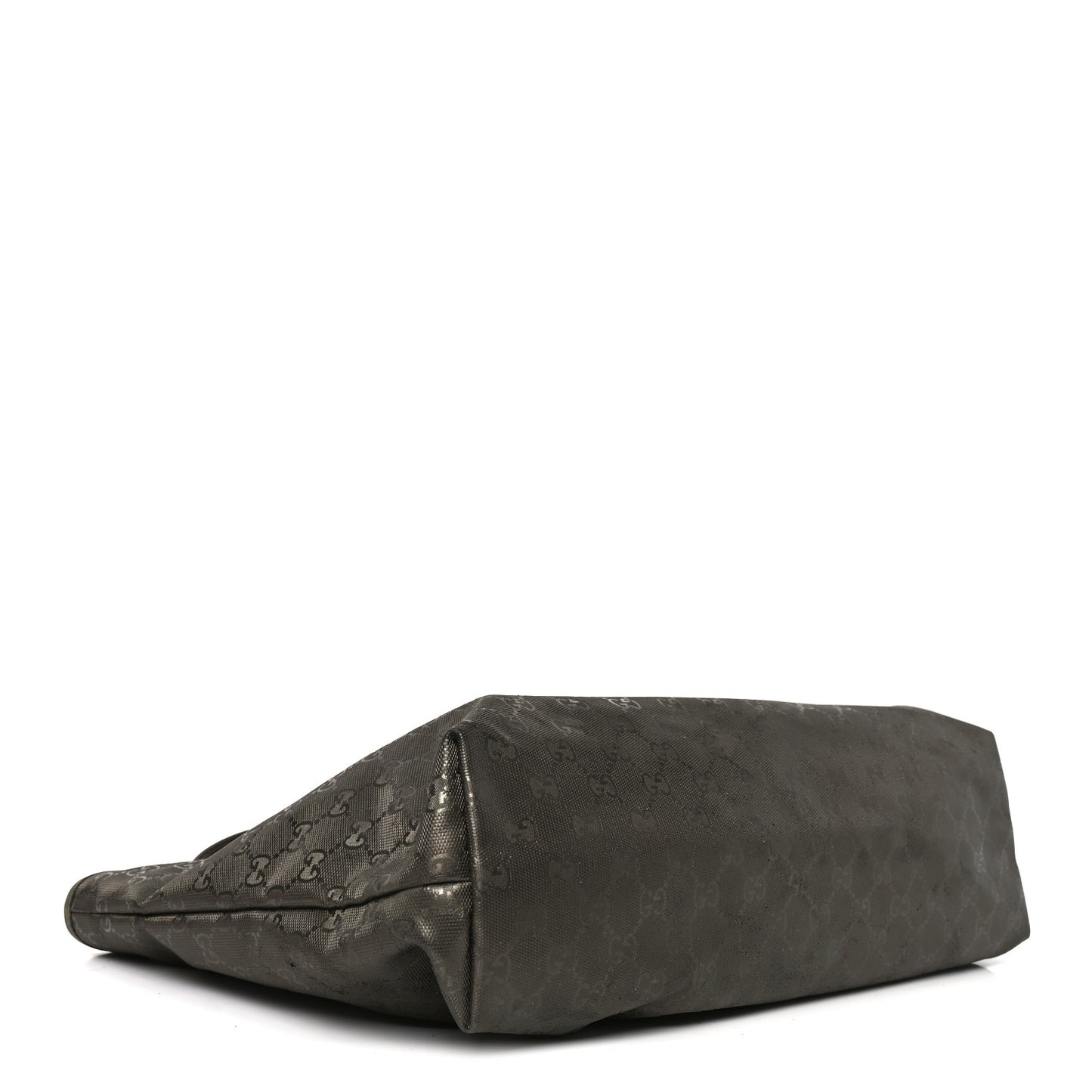 Imprime Monogram Medium Zippered Shopping Tote Pewter