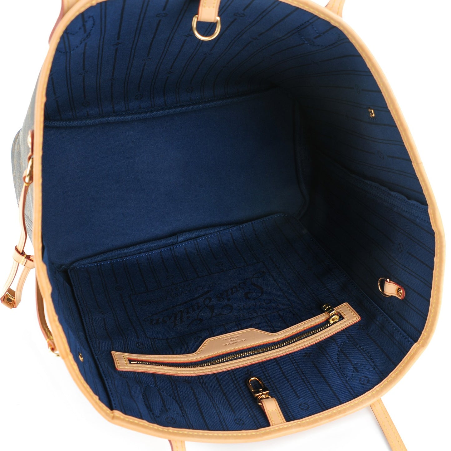 Monogram My LV Heritage Neverfull MM Blue Marine Orange