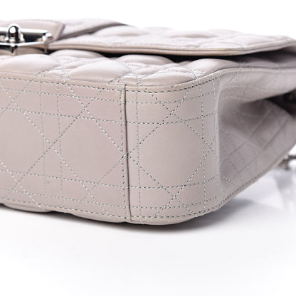 Christian Dior Lambskin Cannage Medium Miss Dior Flap Grey 10 of 15