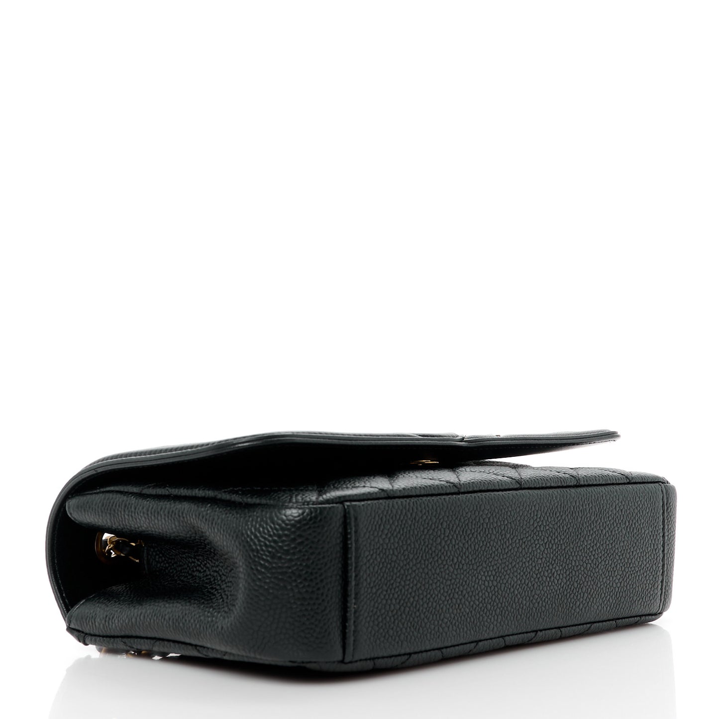 Caviar Quilted Small CC Filigree Flap Black