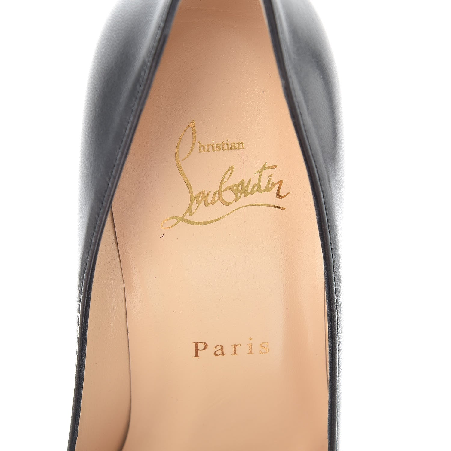 Christian Louboutin Shiny Nappa Decollete 554 100 Pumps 37.5 Black 6 of 8