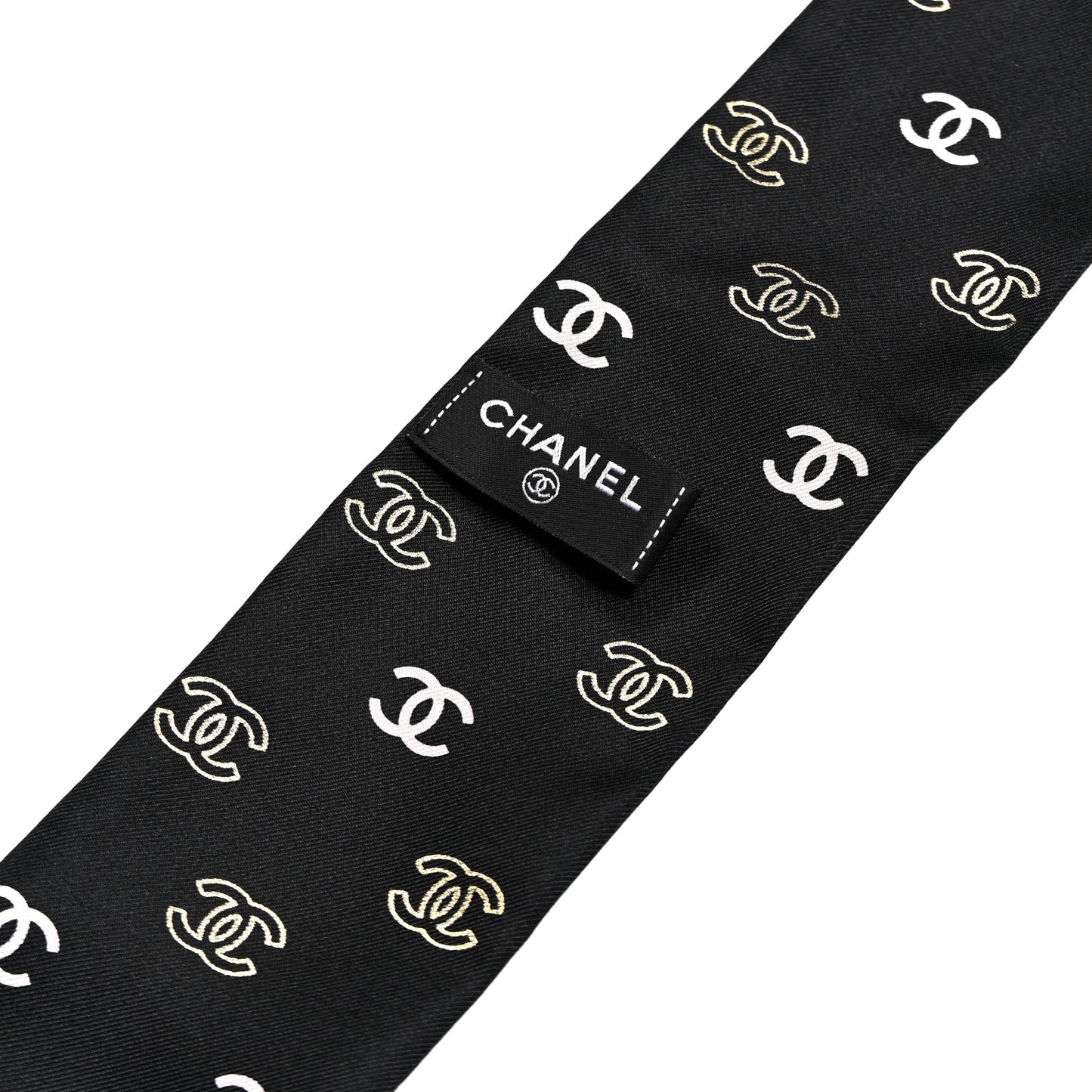 Silk CC Slim Bandeau Black Pink Gold