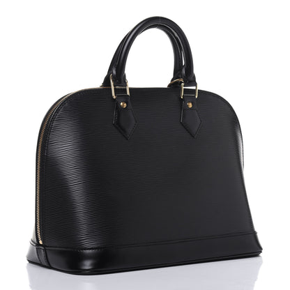 Louis Vuitton Epi Alma PM Black 3 of 16