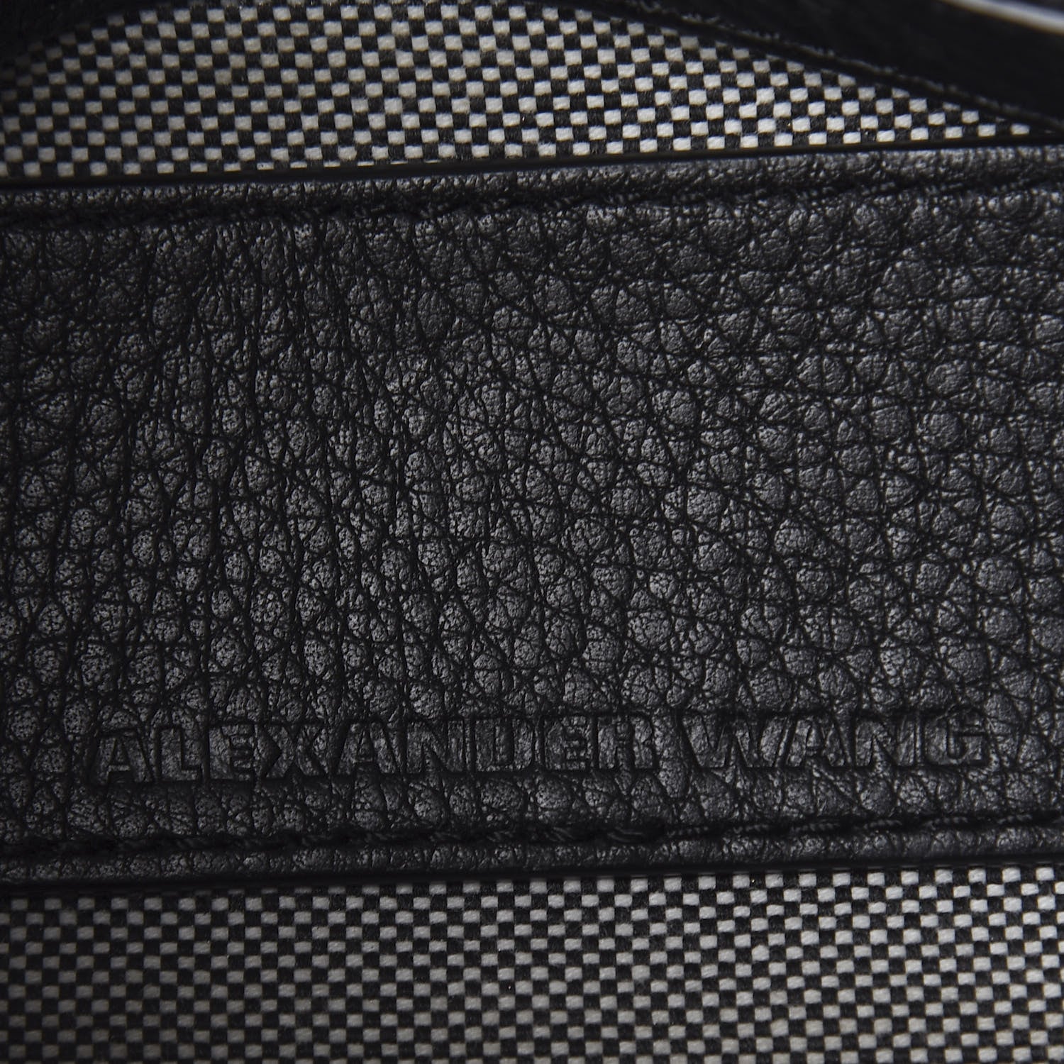 Alexander Wang Pebbled Lambskin Rose Printed Mini Rockie Black Silver Hardware 8 of 8