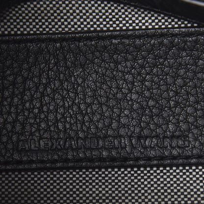 Alexander Wang Pebbled Lambskin Rose Printed Mini Rockie Black Silver Hardware 8 of 8