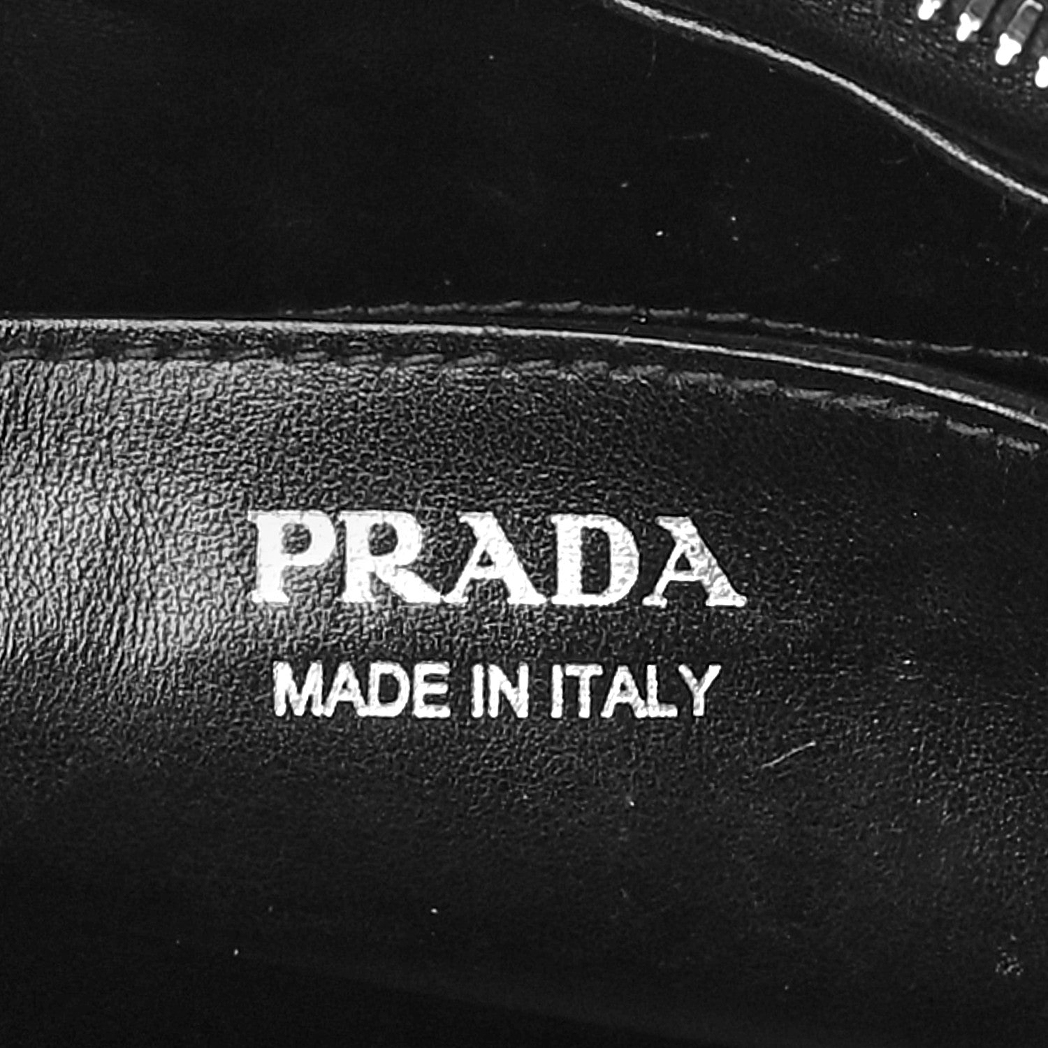 Prada Soft Calfskin Diagramme Camera Bag Black 11 of 17