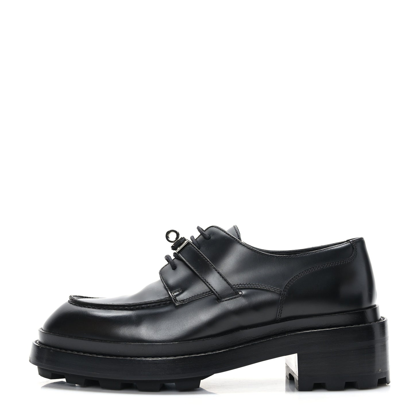 Glossed Calfskin First Oxford 39.5 Black
