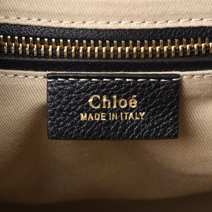 Chloe Suede Calfskin Small Faye Backpack Black 6 of 7