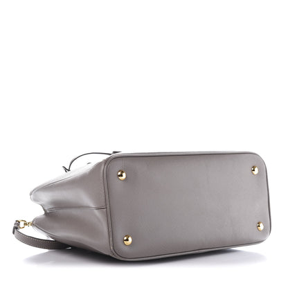Prada Saffiano Lux Medium Tote Argilla 4 of 10