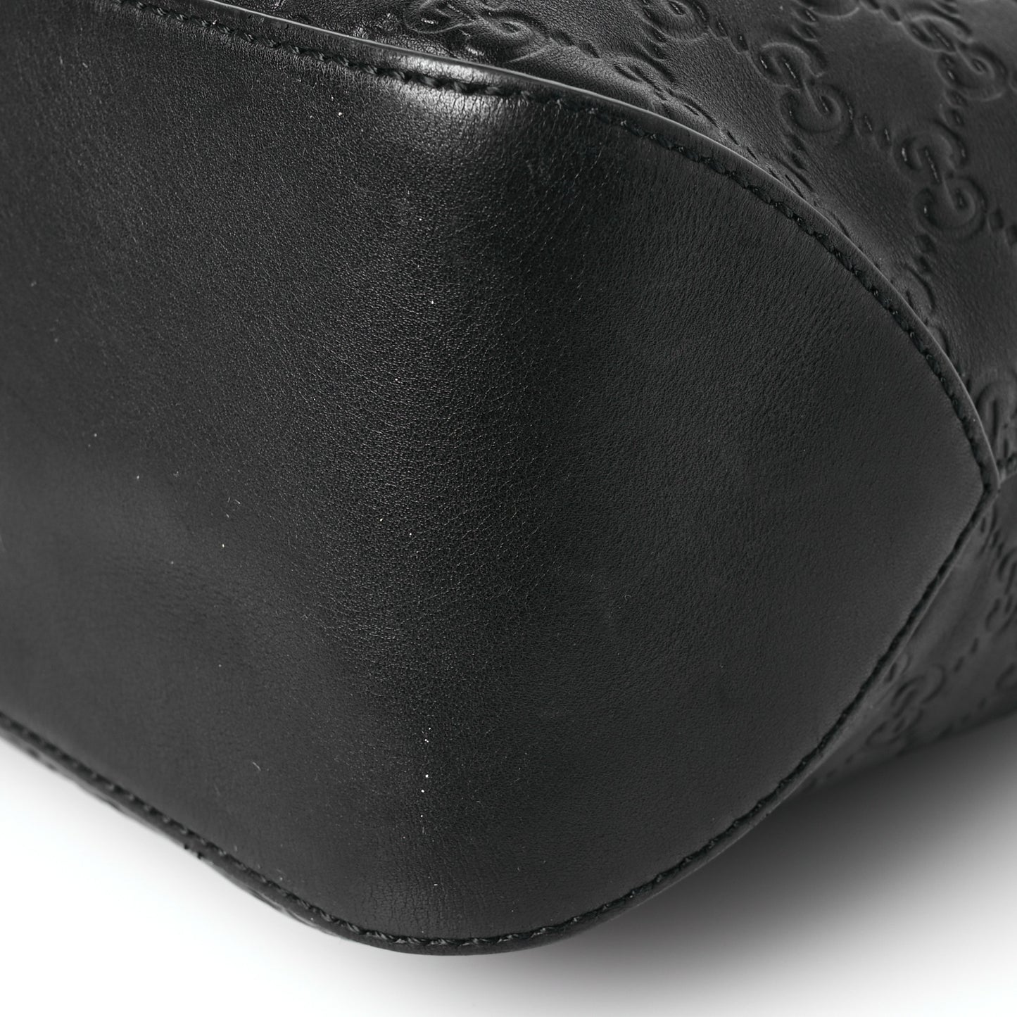 Guccissima Signature Large Linea A Hobo Black