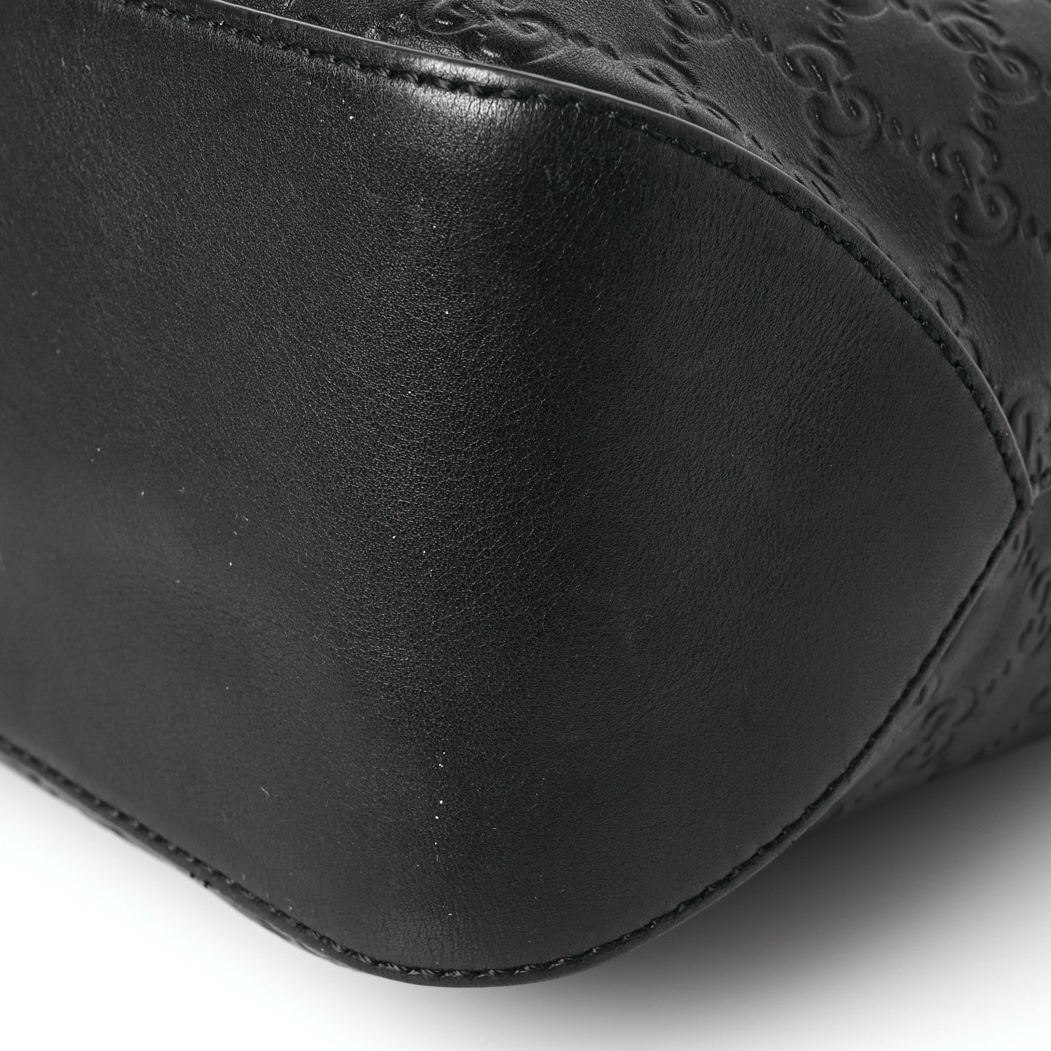 Gucci Guccissima Signature Large Linea A Hobo Black 10 of 11