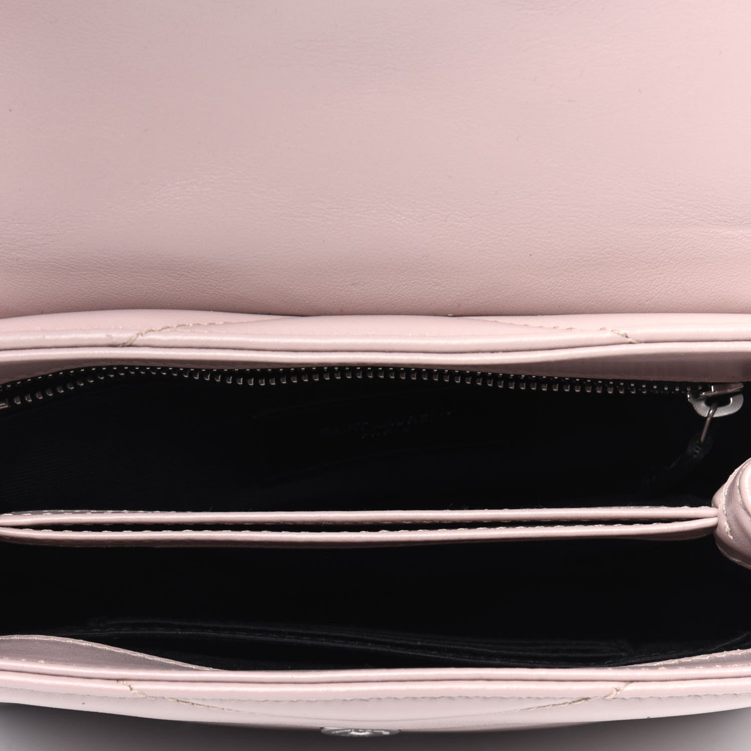 Saint Laurent Calfskin Y Quilted Monogram Toy Loulou Crossbody Bag Light Natural 5 of 14