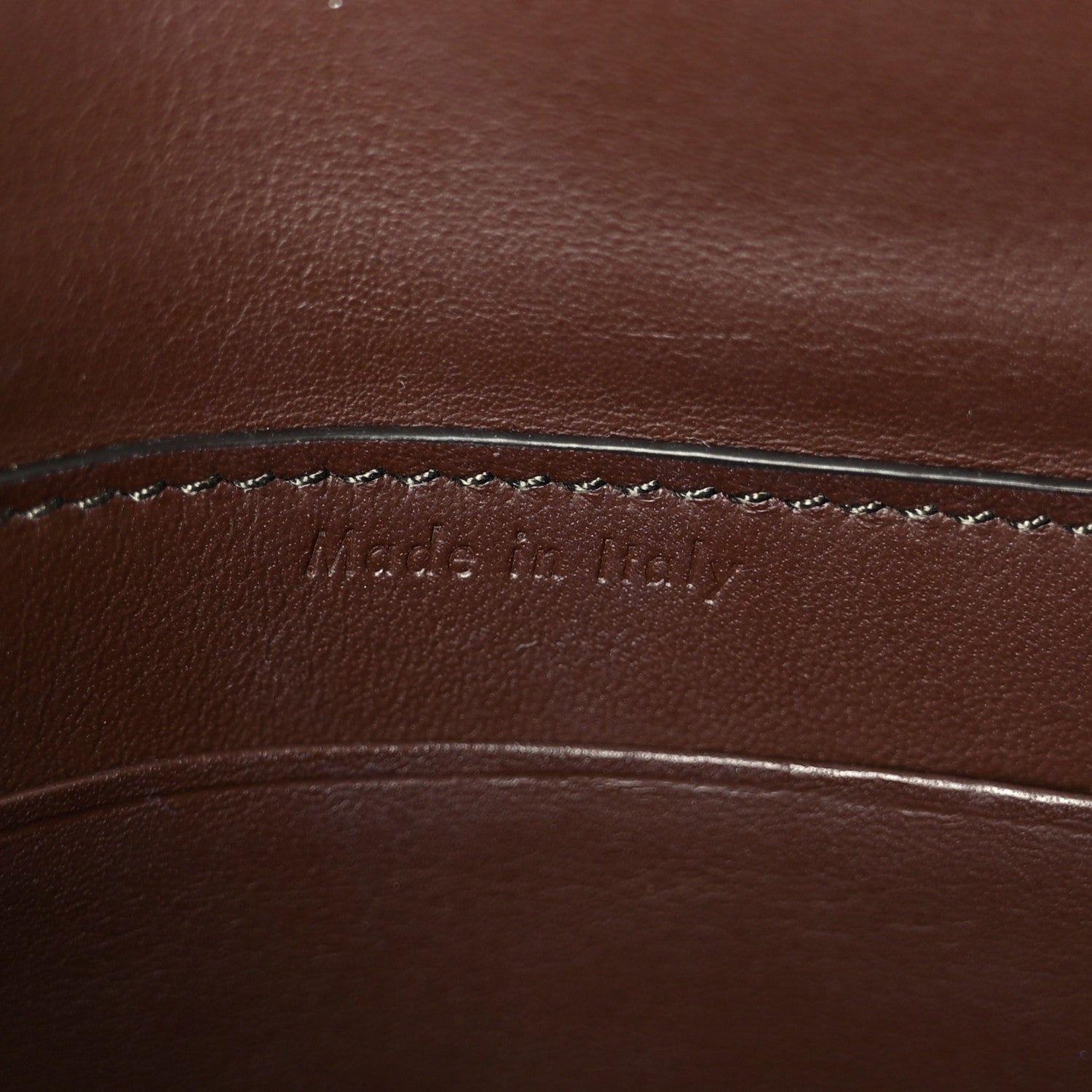 Celine Crocodile Embossed Calfskin Mini Symmetrical Bag Brown 7 of 10