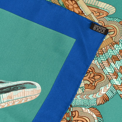 Hermes Silk Selle D Apparat Marocaine Scarf 90 4 of 4