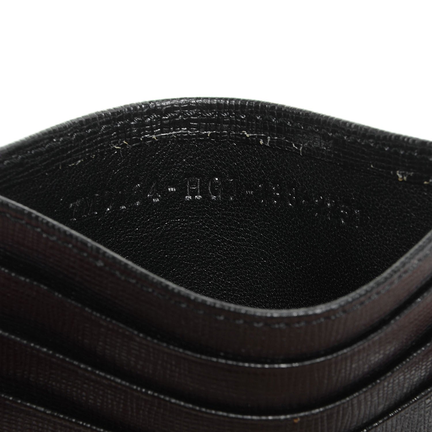 Fendi Vitello Elite Card Holder Black 2 of 11