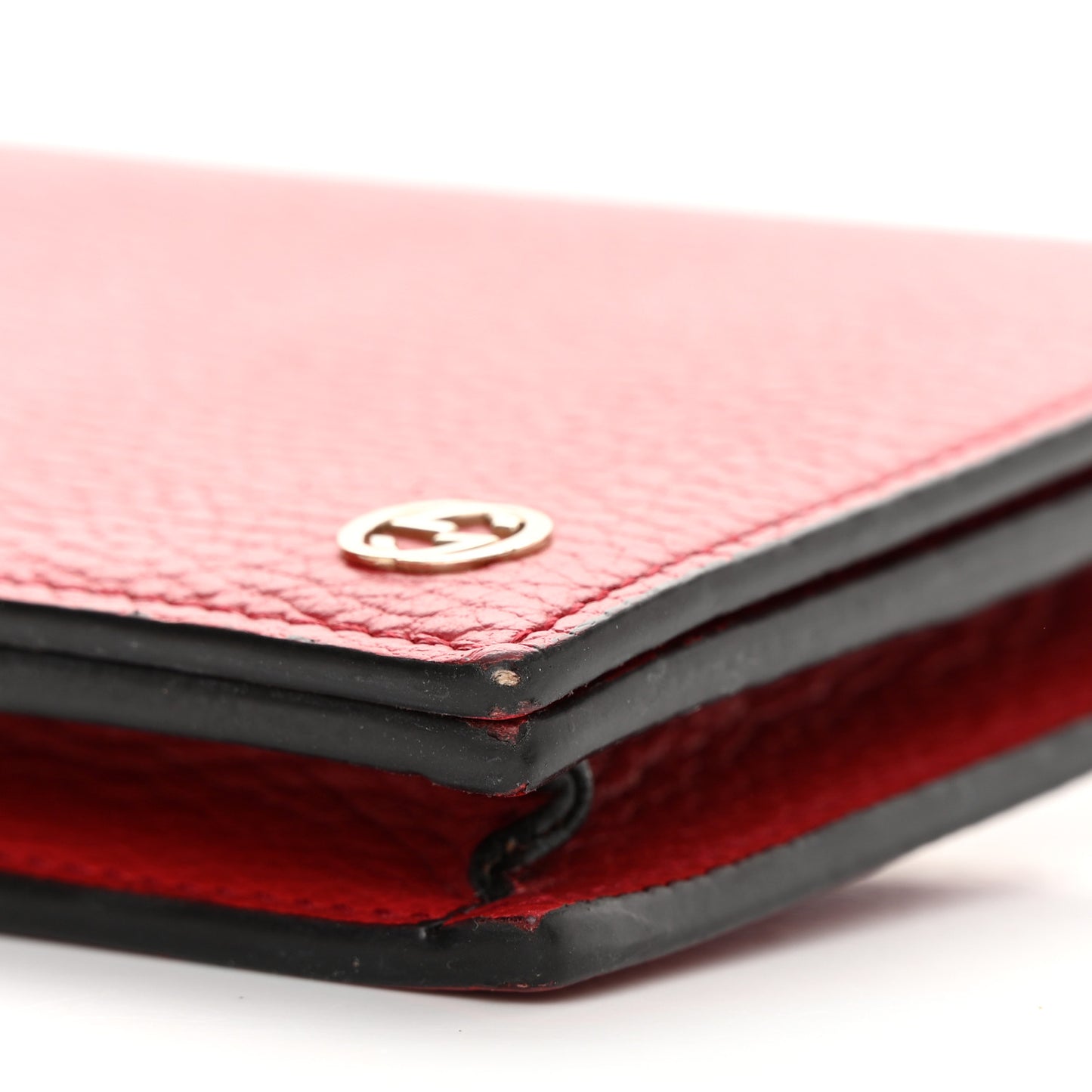 Dollar Calfskin Medium Betty Chain Wallet Tabasco