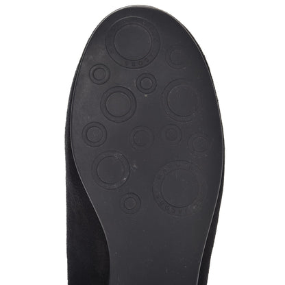 Marc Jacobs MARC By Suede Neville Dog Loafers 38.5 Black 10 of 17