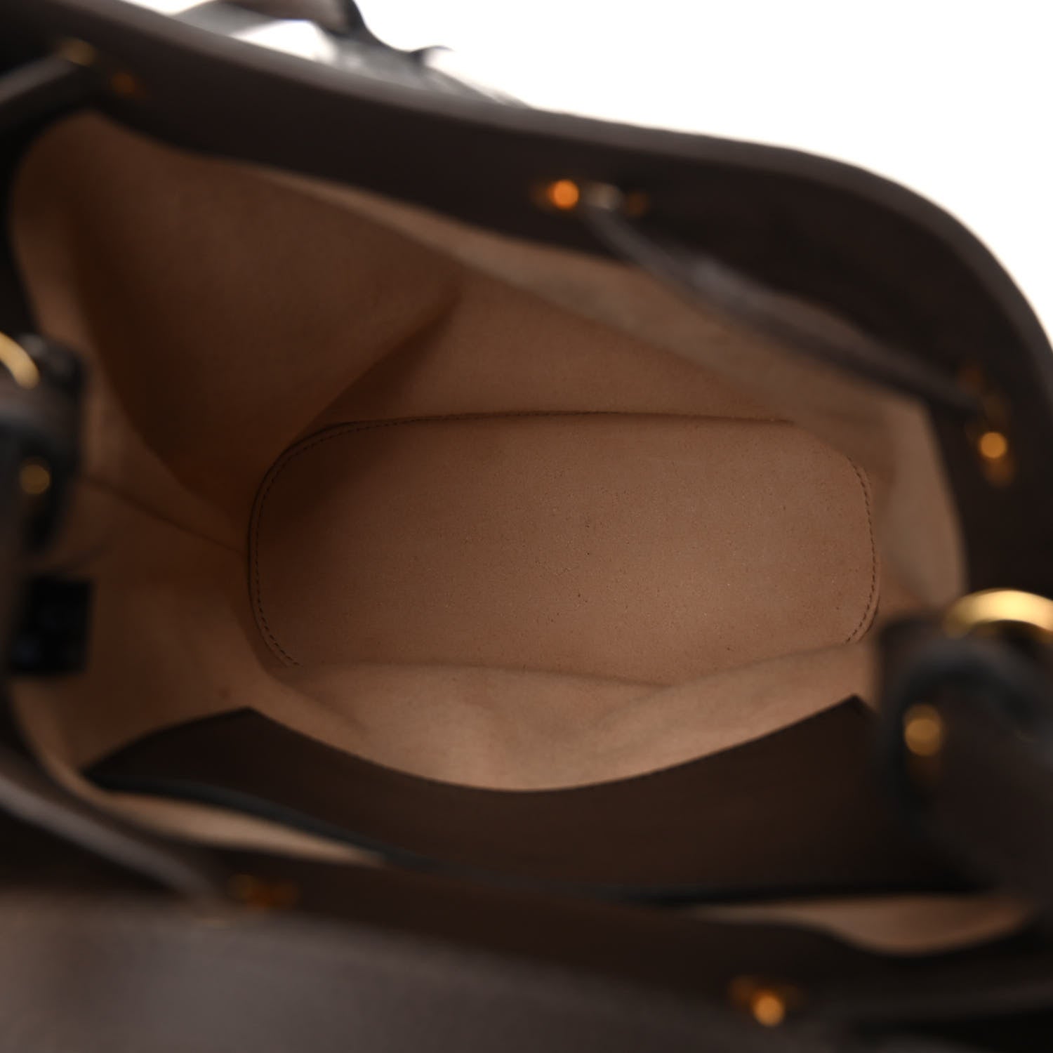 Gucci GG Supreme Monogram Web Small Ophidia Bucket Bag Brown 5 of 9