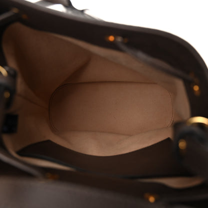 Gucci GG Supreme Monogram Web Small Ophidia Bucket Bag Brown 5 of 9