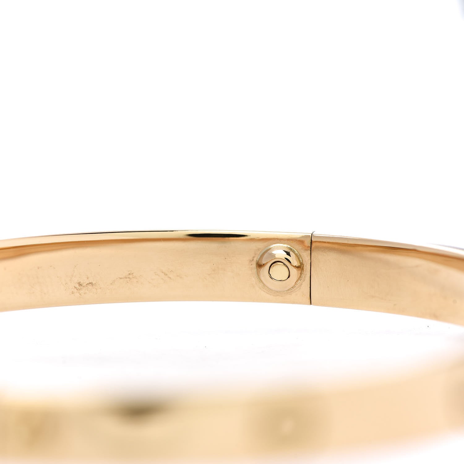 Cartier 18K Yellow Gold LOVE Bracelet 21 5 of 6