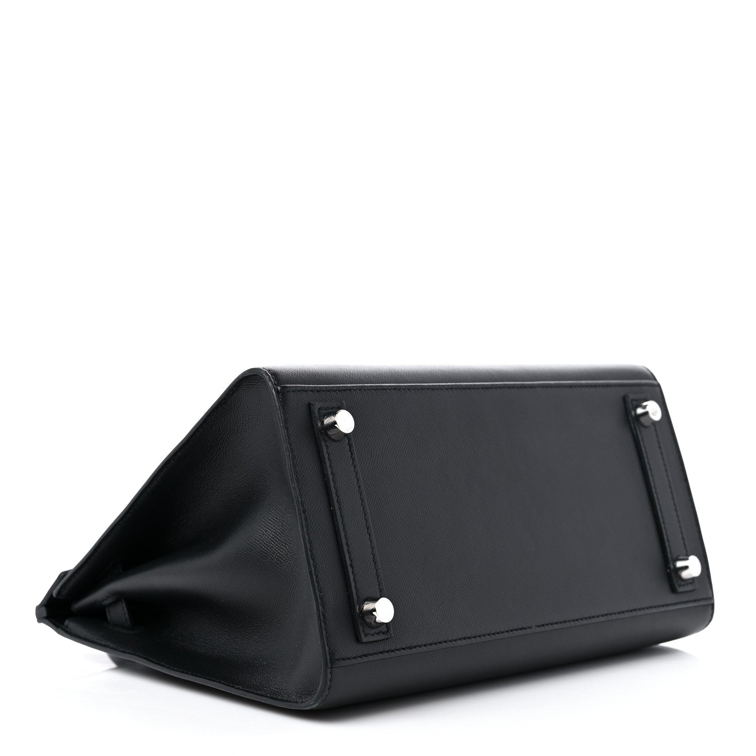 Hermes Madame Calfskin Birkin Sellier 25 Black 4 of 13