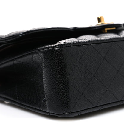 Chanel Caviar Quilted Small Double Flap Black 8 of 10