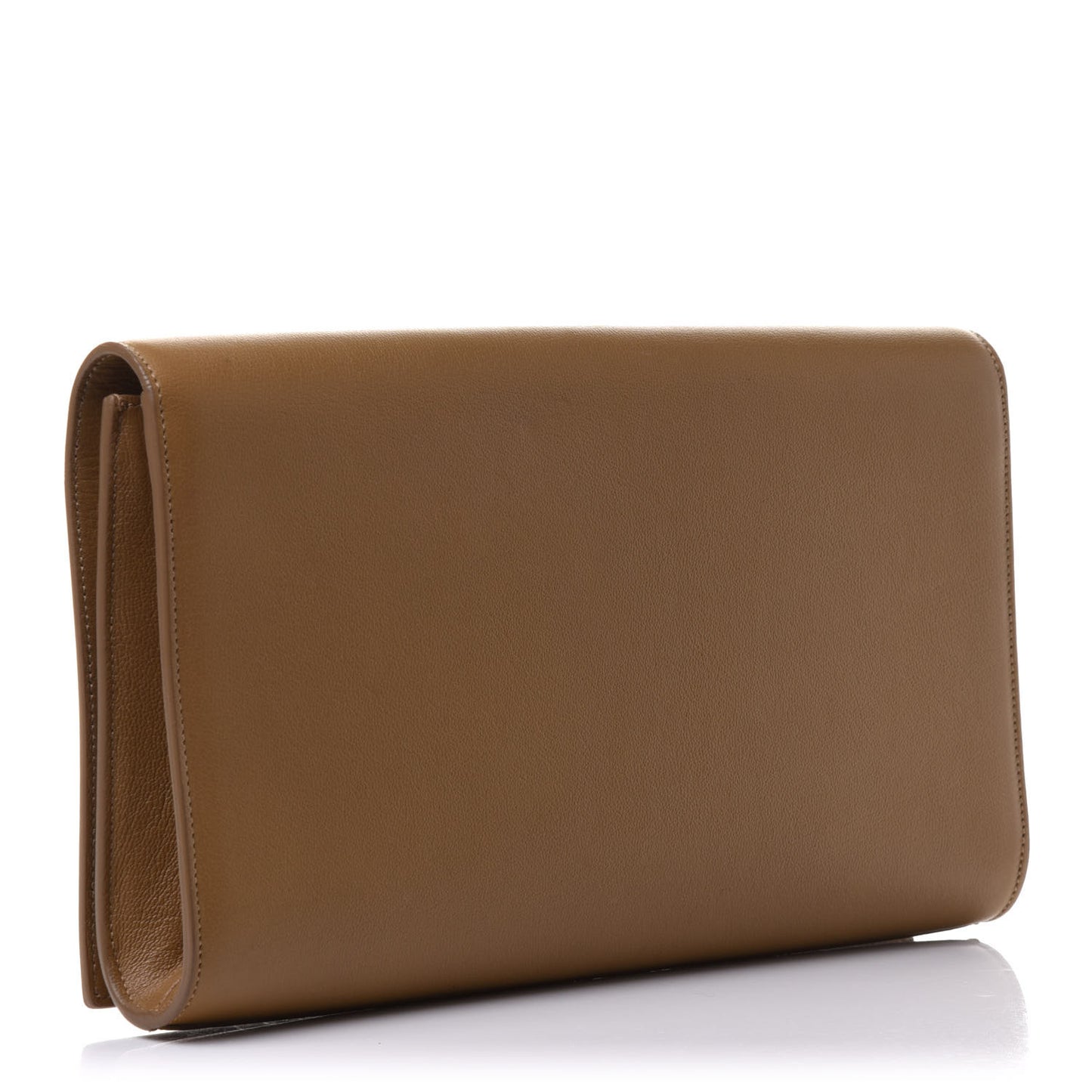 Calfskin Monogram Large Belle De Jour Clutch Beige