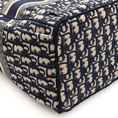 Christian Dior Oblique Catherine Tote Blue 9 of 10