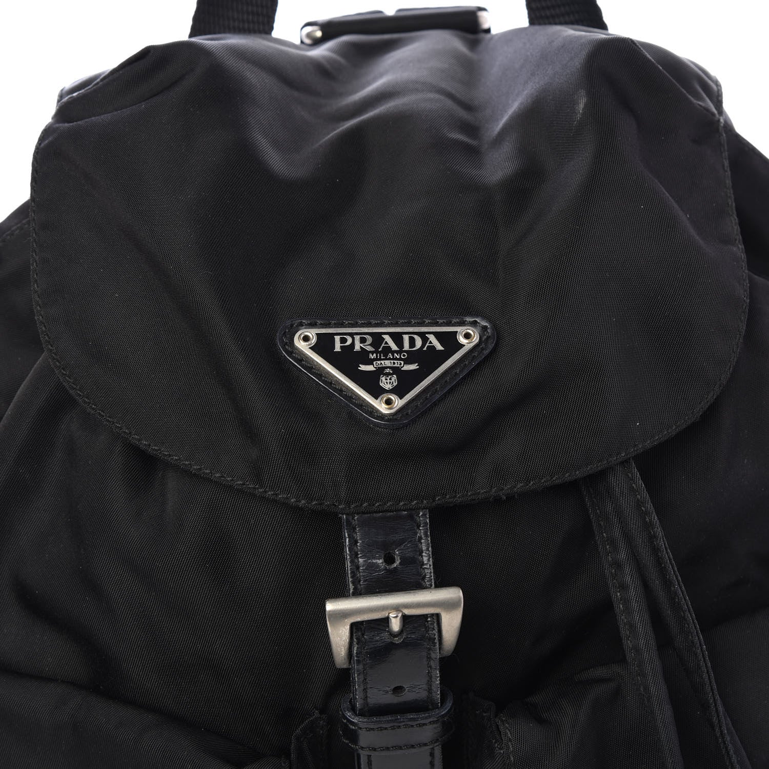 Prada Tessuto Nylon Vela Small Backpack Black 8 of 8