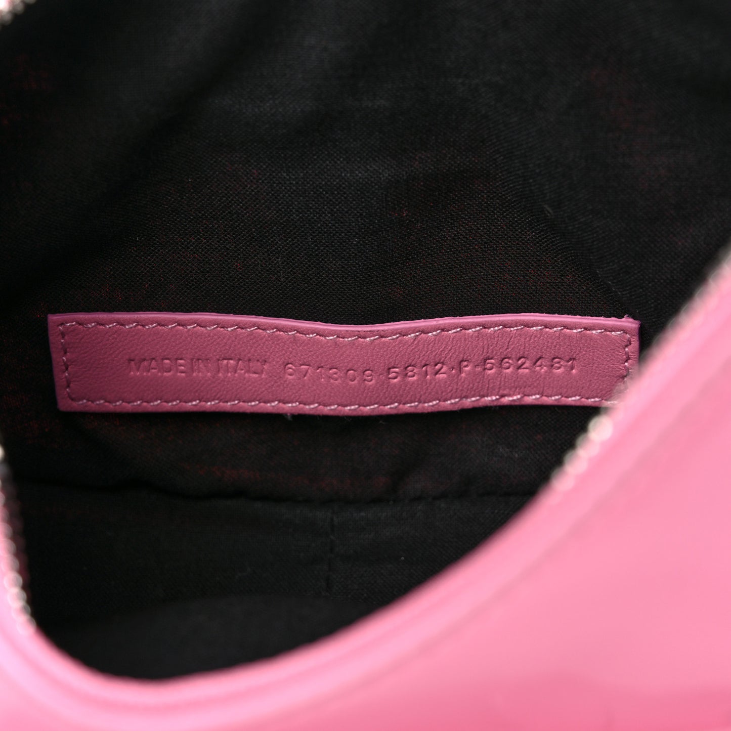 Patent Faux Leather Le Cagole Shoulder Bag XS Sweet Pink