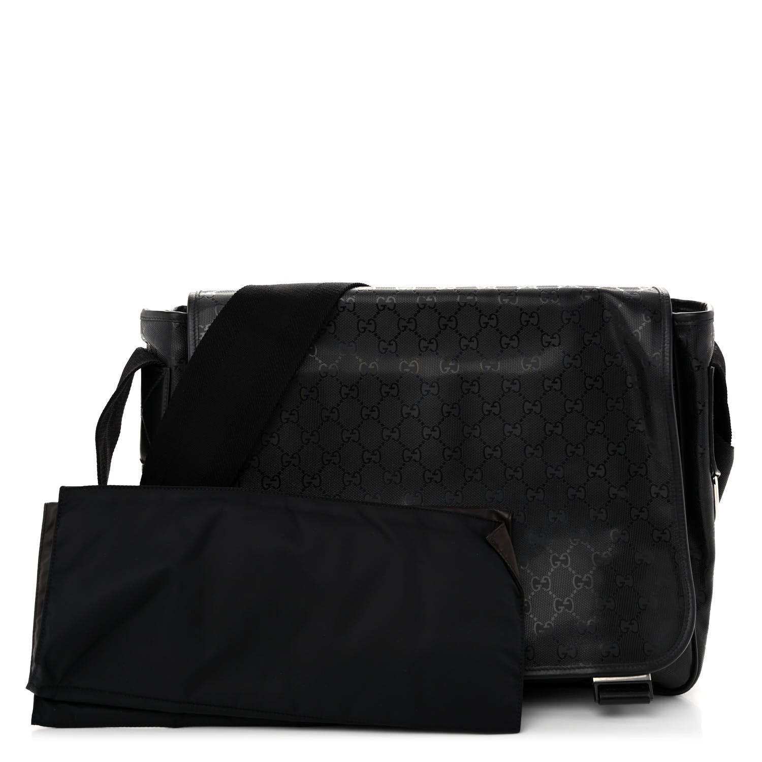 Gucci Imprime Monogram Mamas Diaper Bag Black 1 of 13