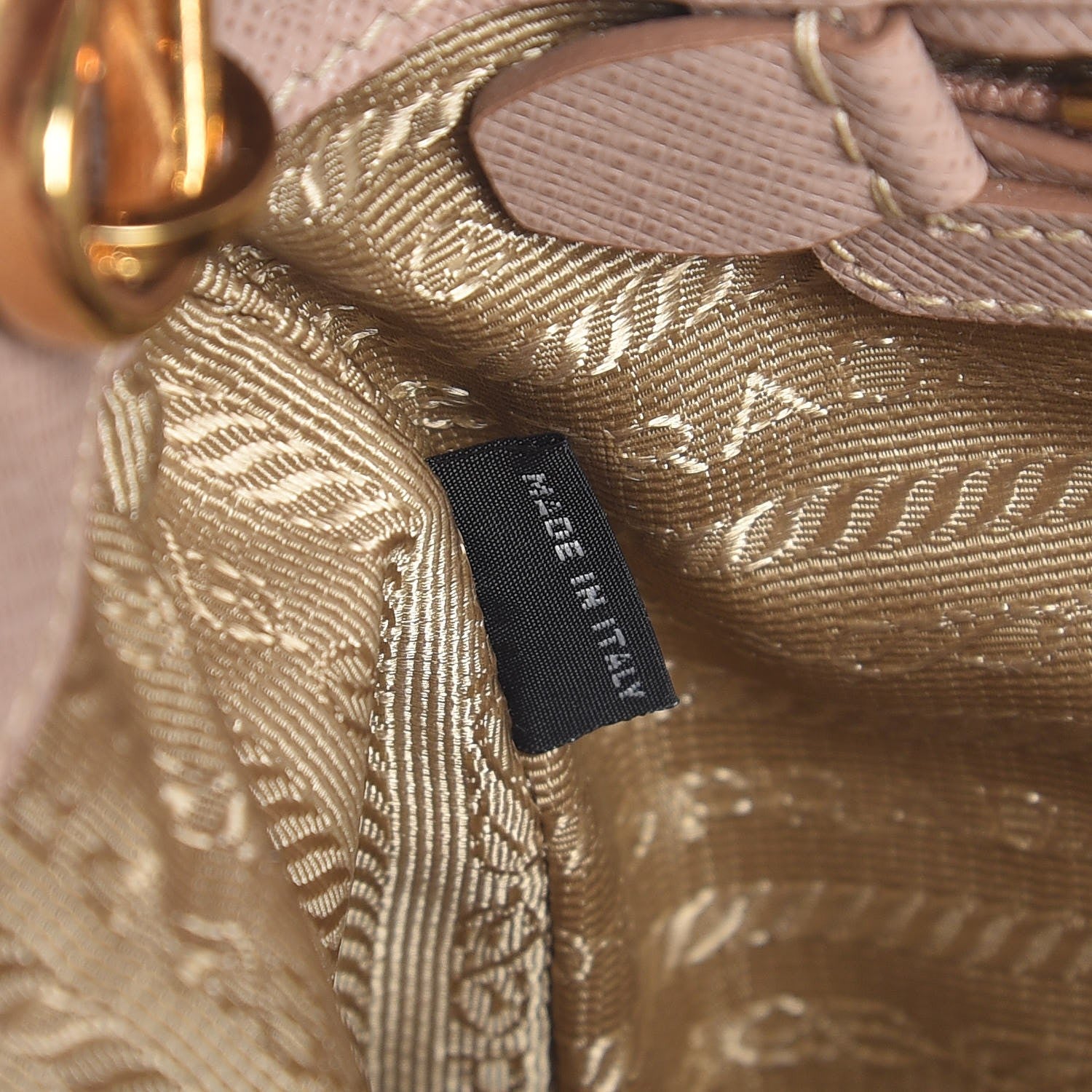 Prada Saffiano Small Galleria Double Zip Tote Cammeo 10 of 13