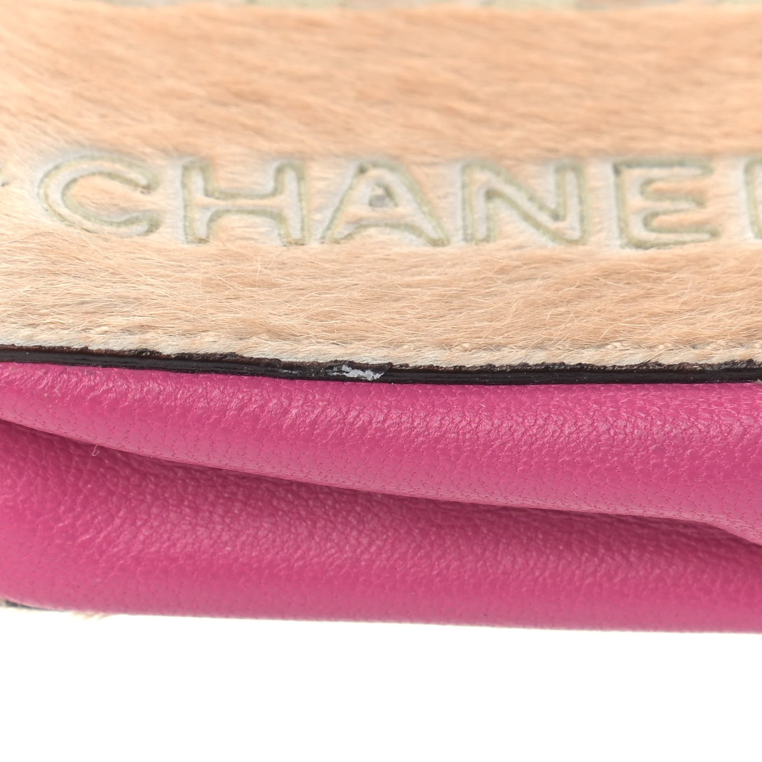 Chanel Lambskin Pony Hair Cigarette Case Pink 10 of 10