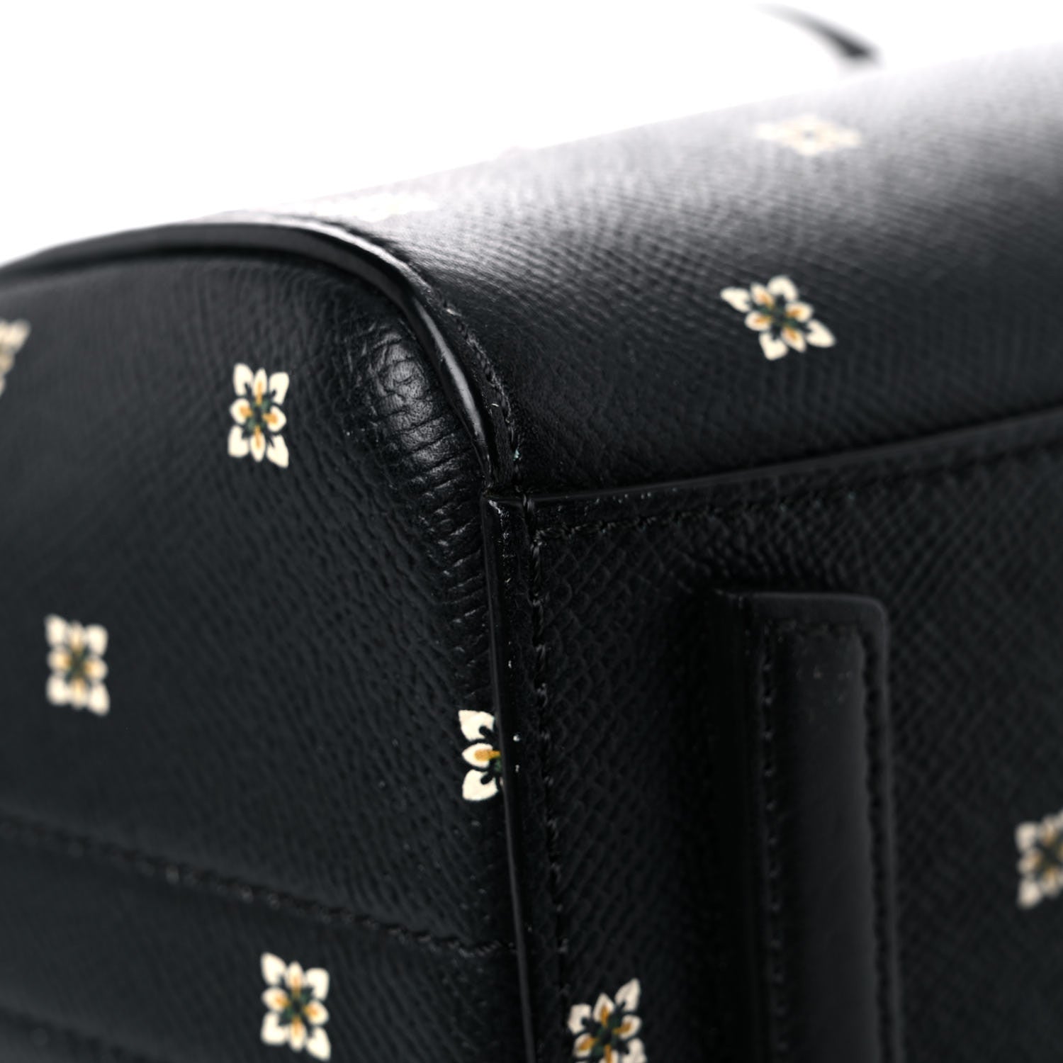 Givenchy Calfskin Mini Lilies Print Mini Antigona Black 10 of 11