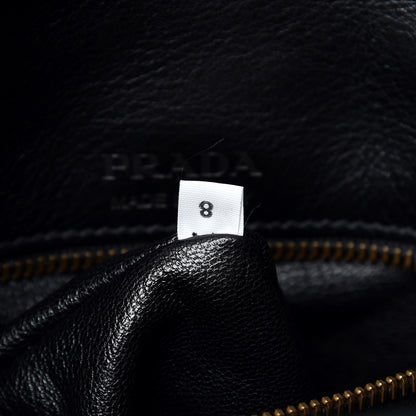 Prada Vitello Crossbody Bag Black 8 of 10