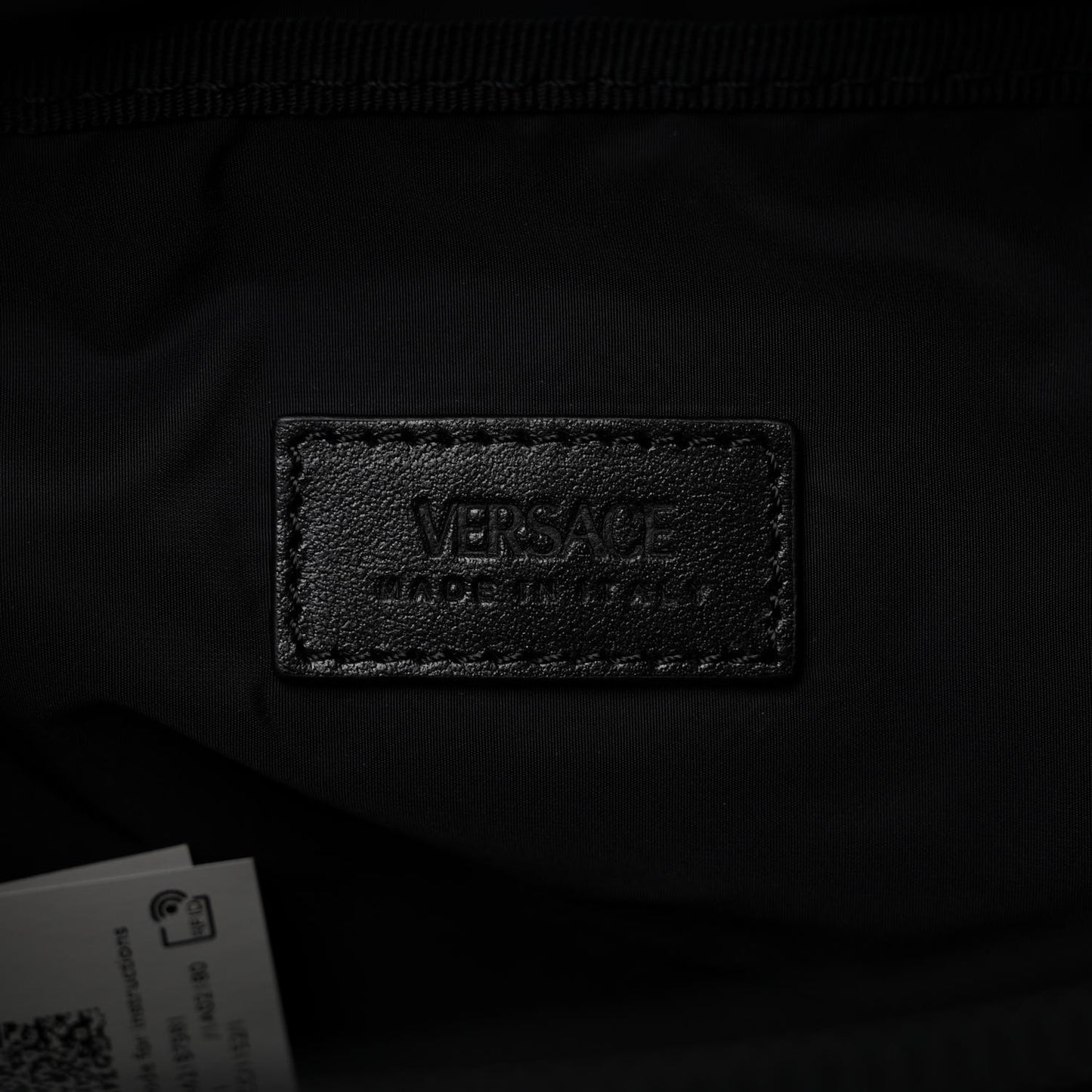 Nylon Logo Belt Bag Black