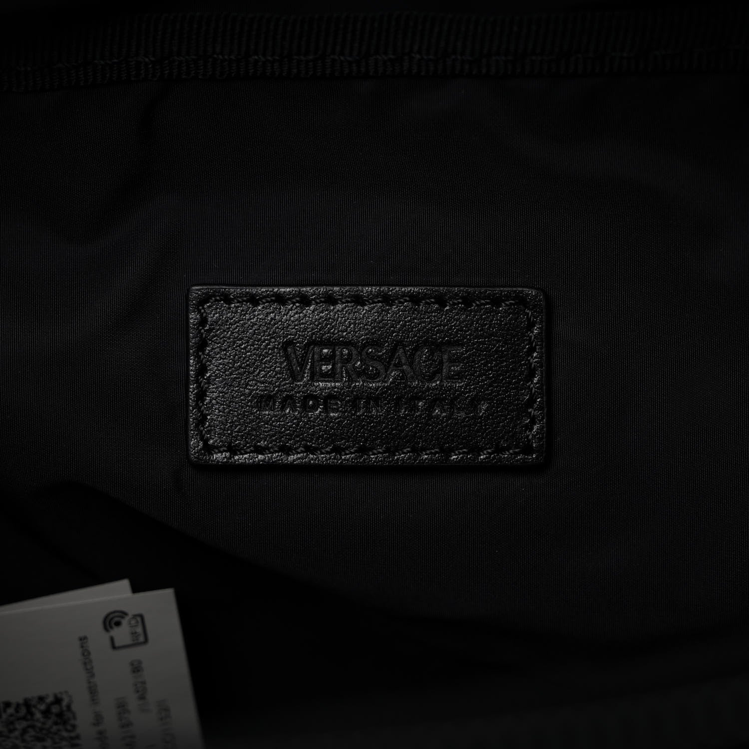 Versace Nylon Logo Belt Bag Black 6 of 9