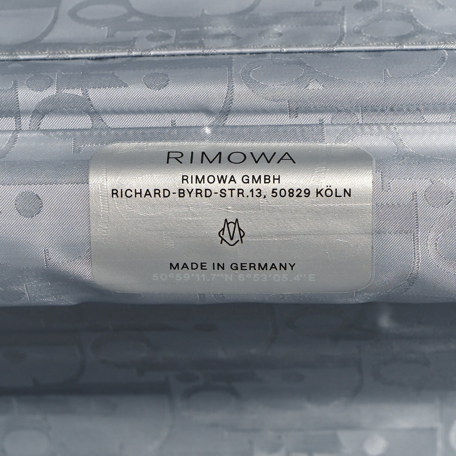 Christian Dior X RIMOWA Aluminum Gradient Cabin Luggage Silver 5 of 15