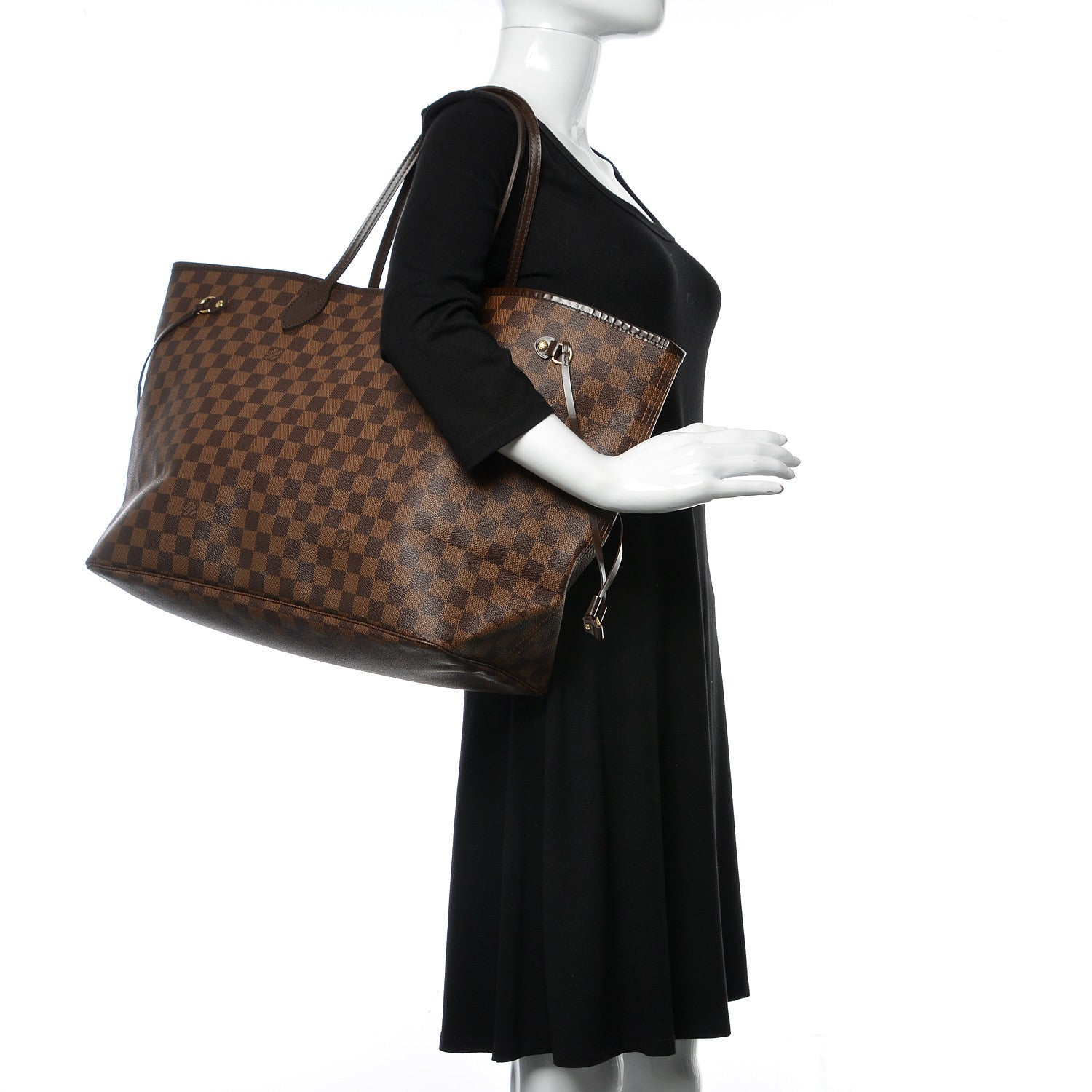 Louis Vuitton Damier Ebene Neverfull GM 2 of 8