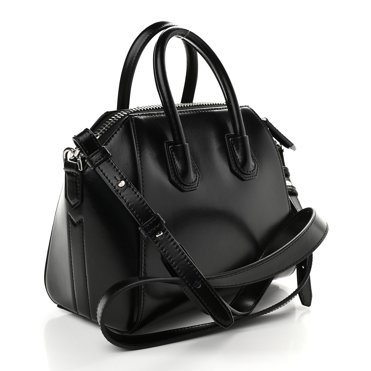 Givenchy Shiny Lord Calfskin Mini Antigona Black 3 of 9
