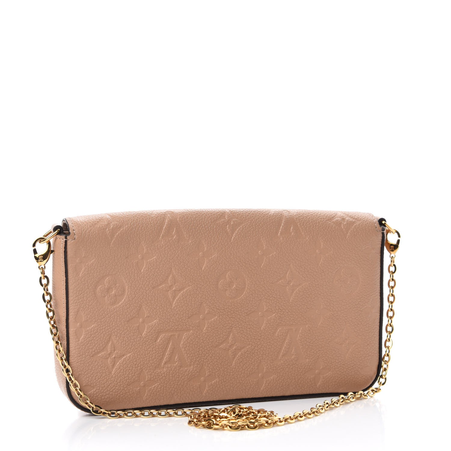 Louis Vuitton Empreinte Pochette Felicie Chain Wallet Papyrus 3 of 10