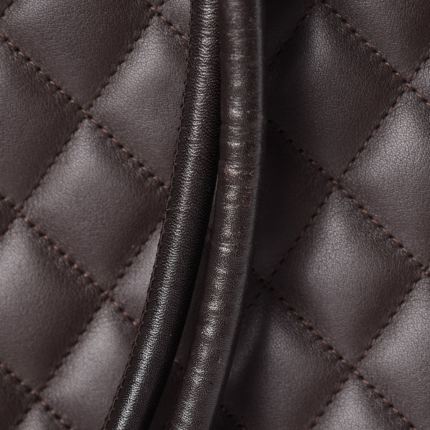 Chanel Calfskin Quilted Large Cambon Tote Brown 22 of 24