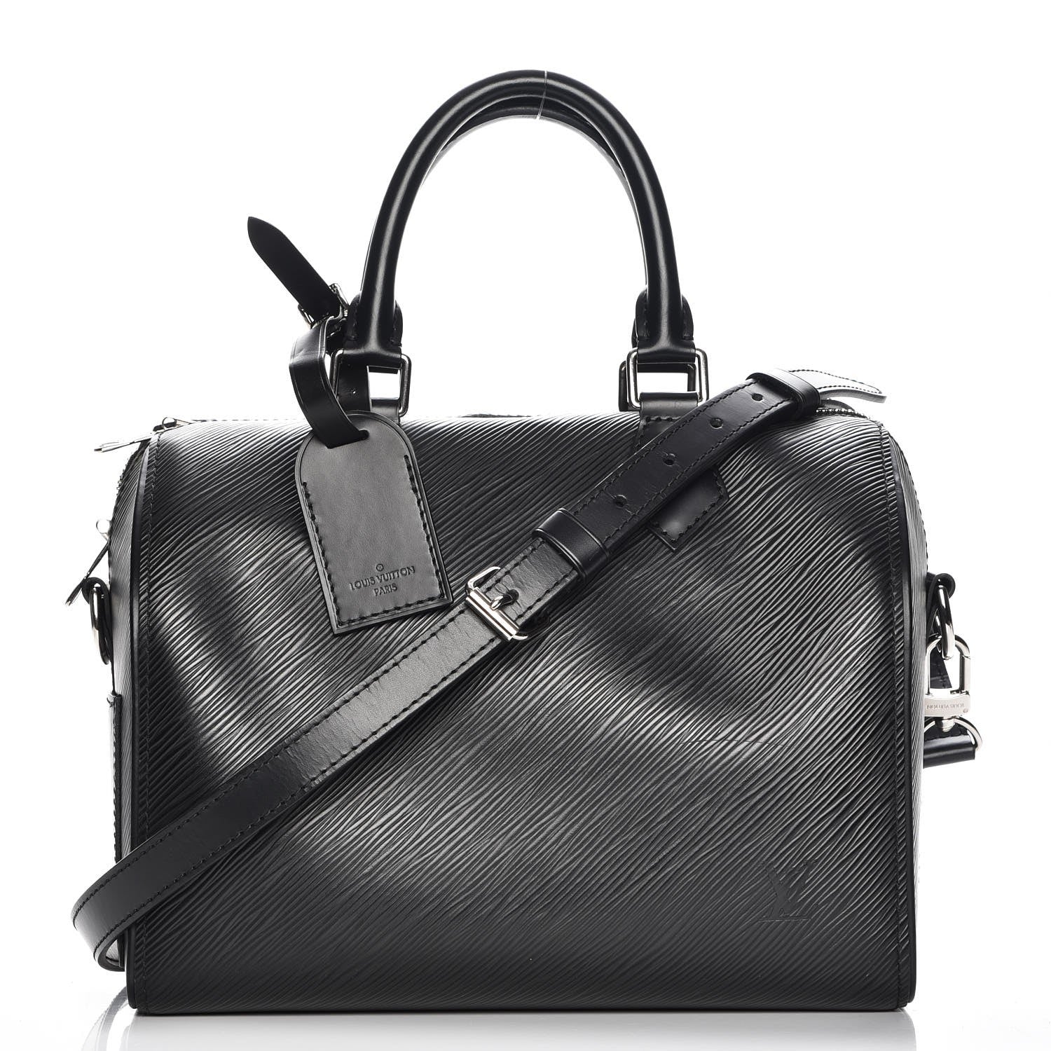 Louis Vuitton Epi Speedy Bandouliere 25 Black 1 of 8