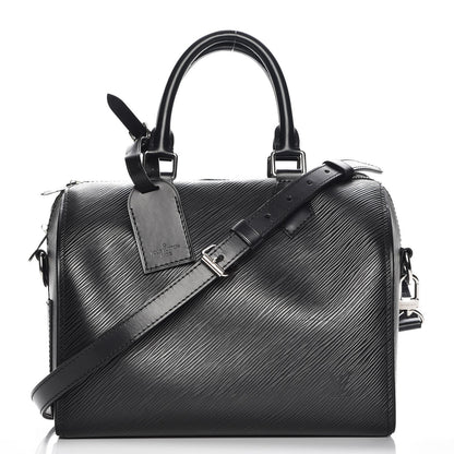 Louis Vuitton Epi Speedy Bandouliere 25 Black 1 of 8