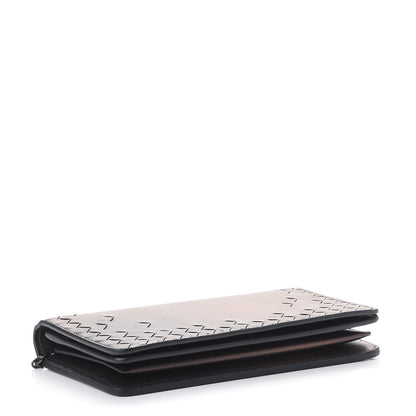 Bottega Veneta Metallic Nappa Intrecciato Continental Wallet on Chain Dark Copper 4 of 10
