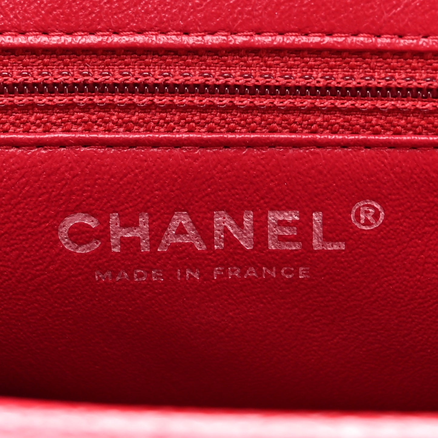 Caviar Quilted Timeless Clutch Red
