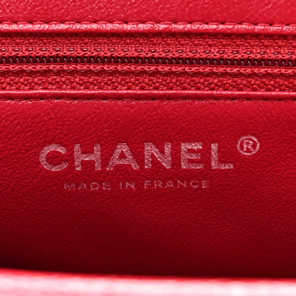 Chanel Caviar Quilted Timeless Clutch Red 6 of 10