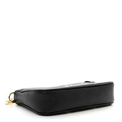 Louis Vuitton Empreinte Monogram Giant Mini Pochette Accessories Black 4 of 6